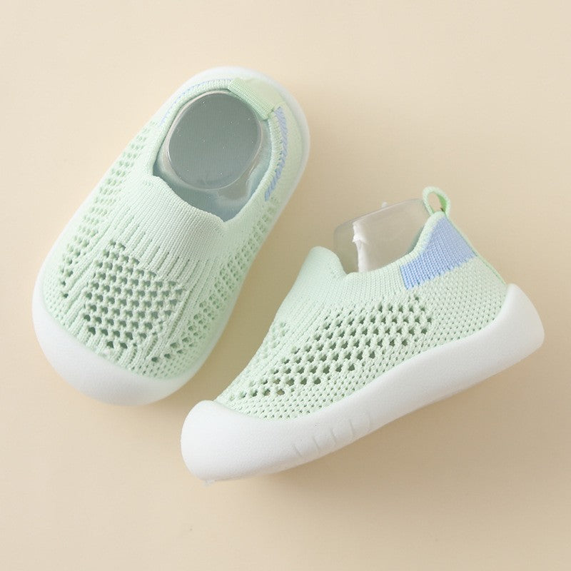 Lightweight Woven Baby and Toddler Shoes with Soft Non-Slip Sole