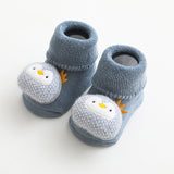 Plush Thick Baby Slip Socks with Non-Slip Sole