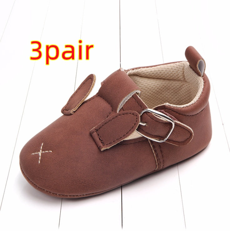 Cartoon Animal Baby Shoes for Spring and Autumn with Soft Sole