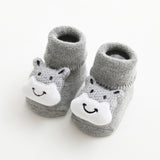 Plush Thick Baby Slip Socks with Non-Slip Sole