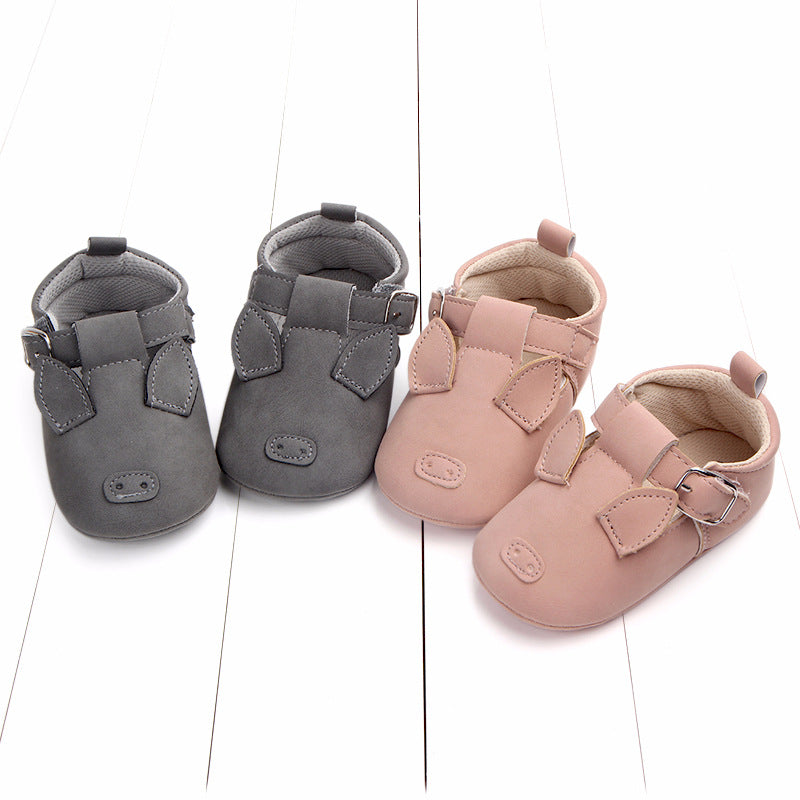 Cartoon Animal Baby Shoes for Spring and Autumn with Soft Sole