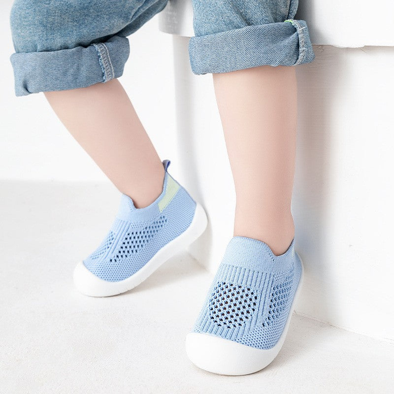 Lightweight Woven Baby and Toddler Shoes with Soft Non-Slip Sole