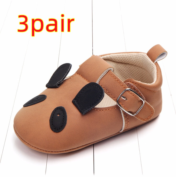 Cartoon Animal Baby Shoes for Spring and Autumn with Soft Sole