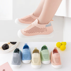 Lightweight Woven Baby and Toddler Shoes with Soft Non-Slip Sole